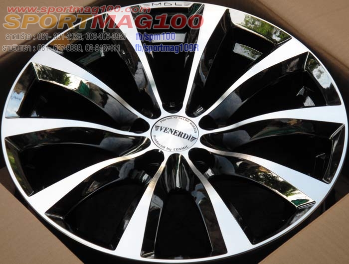 แม็กซ์ใหม่หรู Cosmis Venerdi MadelenaK48 5รู105 แบล็คโคม 7.5-17นิ้ว ล้อแม็ก แม็กซ์ใหม่หรู Cosmis Venerdi MadelenaK48 5รู105 แบล็คโคม 7.5-17นิ้ว