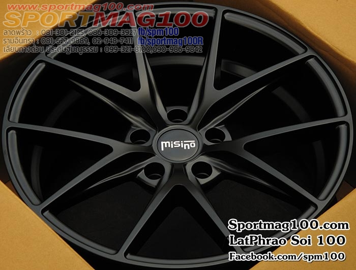ล้อแม็กซ์ใหม่ Misino AOW008 5รู114 ET35 ดำด้าน 8.5-18นิ้ว