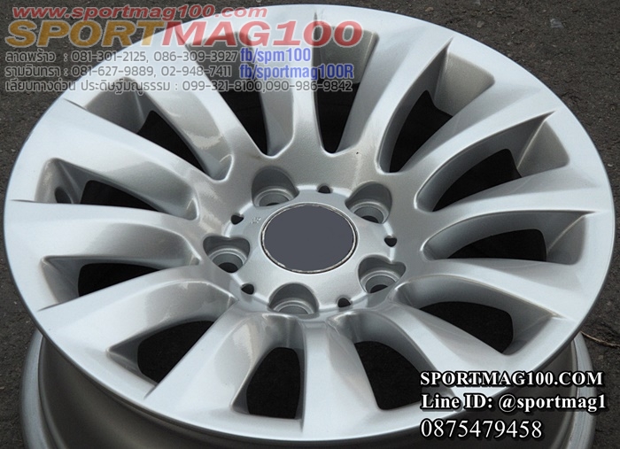 ล้อแม็ก ล้อแม็กมือสองแท้ห้าง BMW E90 5รู120 ซิลเวอร์ 7-16นิ้ว(ลาดพร้าว)