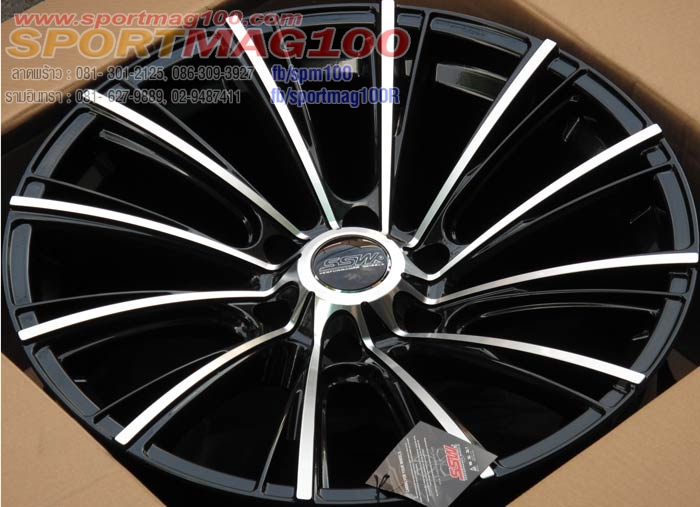 ล้อแม็ก แม็กซ์ใหม่ SSW S273 6รู139 สีดำเงา 9.5-20นิ้ว