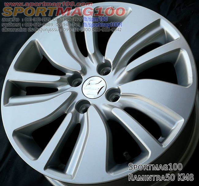 ล้อแม็ก ล้อแม็กมือสอง Suzuki NewSwift 4รู100 ซิลเวอร์ 6-16นิ้ว(ลาดพร้าว-รามอินทรา)
