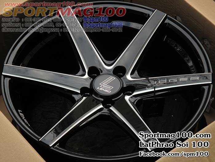 ล้อแม็ก ล้อแม็กใหม่ Lenso JAC JagerCraft 5รู114 ดำมิลลิ่งก้าน 8.5-18นิ้ว