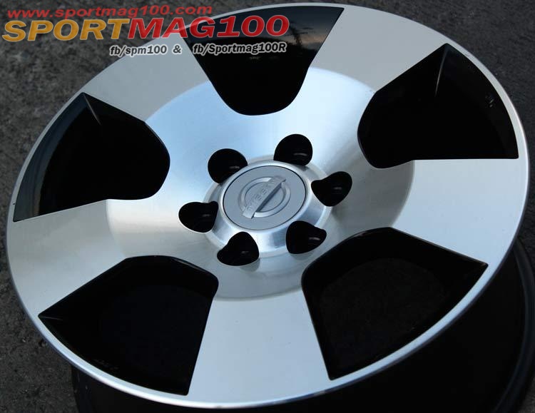 ล้อแม็ก แม็กซ์มือสอง Nissan Navara Modify ดำเงา 16นิ้ว