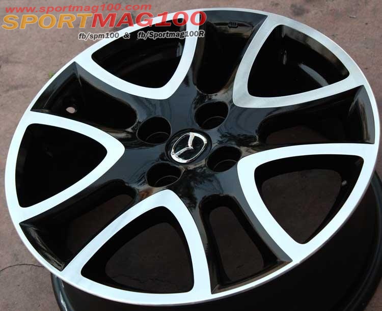 ล้อแม็ก ล้อแม็กมือสอง New Mazda2 ดำเงาMini Modify 16นิ้ว(รามอินทรา+ลาดพร้าว)