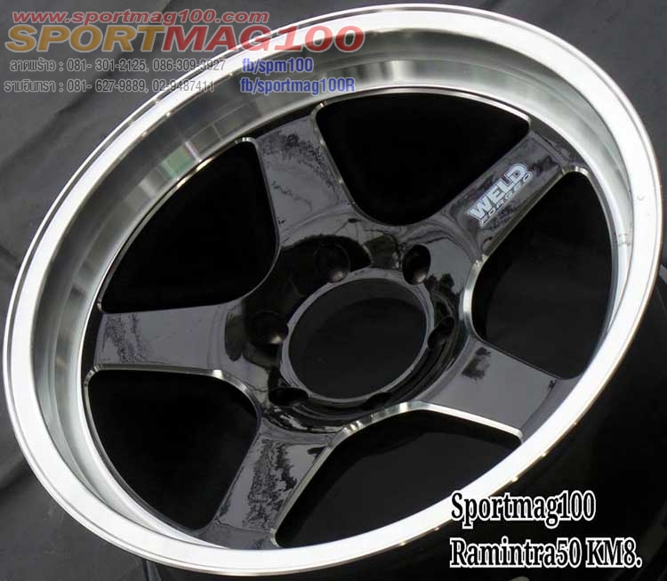 แม็กซ์ใหม่ WELD Racing 6รู139 ET15 ดำมิลลิ่ง 9.5-18นิ้ว ล้อแม็ก แม็กซ์ใหม่ WELD Racing 6รู139 ET15 ดำมิลลิ่ง 9.5-18นิ้ว