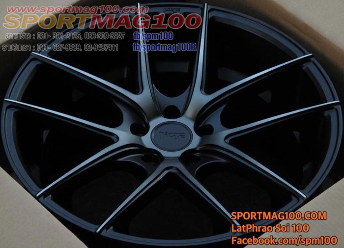ล้อแม็ก แม็กซ์ใหม่USA NICHE TARGA 5รู130 ดำแลคดำ F8.5 R9.5 -19นิ้ว