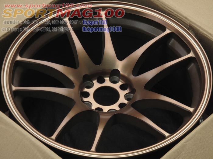 แม็กซ์ใหม่Rota CrKai Torque 5รู114 F8.5 R9.5 สีทองแดง 18นิ้ว แม็กซ์ใหม่Rota CrKai Torque 5รู114 F8.5 R9.5 สีทองแดง 18นิ้ว