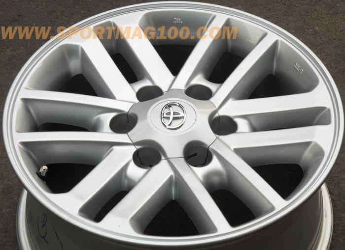 ล้อแม็ก ล้อแม็กมือสอง Toyota Vigo Champ 6รู139 ซิลเวอร์ 7.5-17นิ้ว(รามอินทรา)