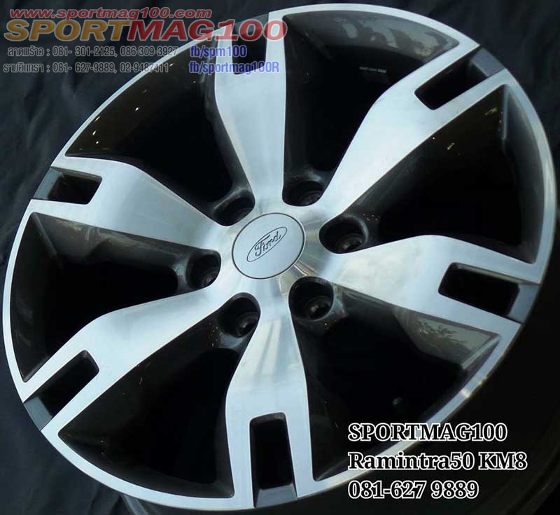 ล้อแม็ก ล้อแม็กมือสอง Ford Everest 6รู139 กันเมทาลิก 8.5-20นิ้ว(ลาดพร้าว-รามอินทรา)
