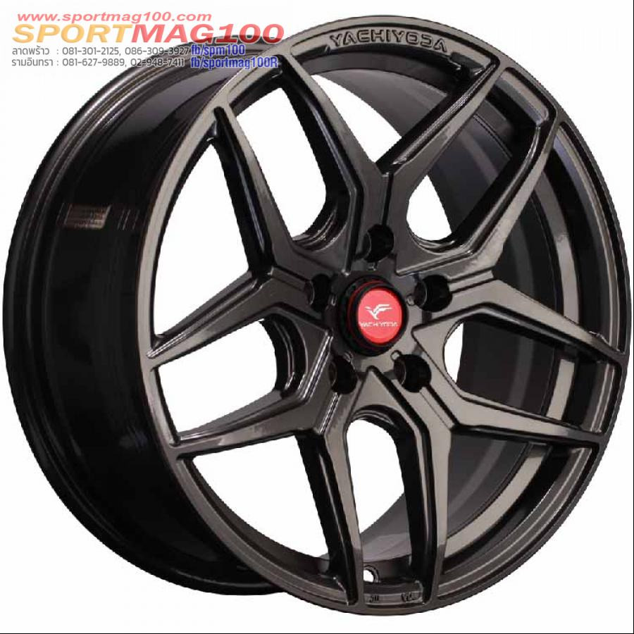 ล้อแม็ก Yachiyoda SX8 5รู114.3 ET35 สีเทา กว้าง7.5 ขอบ17นิ้ว