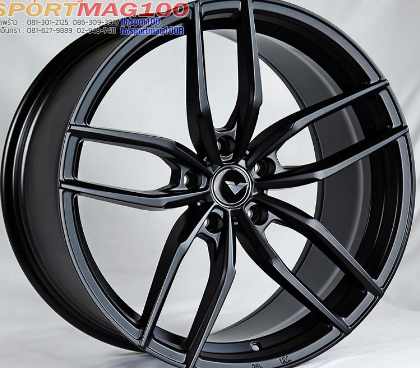  ล้อแม็กเบา FlowFroming Vorsteiner F105 5รู114 ET40 ดำด้าน กว้าง9.5 ขอบ20นิ้ว 