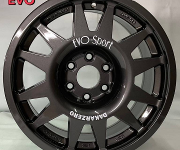 ล้อแม็ก Evo Cross 6รู114 Offset20 สีเทา กว้าง8 ขอบ16 