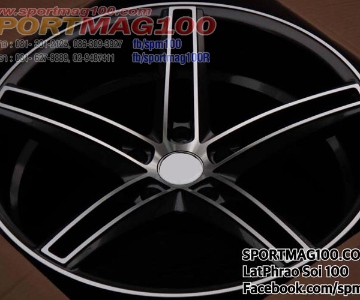 ล้อแม็กใหม่ลายฮิต CV5 5รู120 ET35 เทาหน้าเงา F8.5 R9.5-19นิ้ว