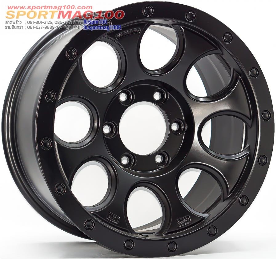 ล้อแม็กใหม่ Yachiyoda XJ01 6รู139 ET20 ดำด้าน 9-17นิ้ว