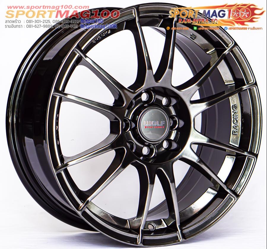 ล้อแม็กใหม่ Ultraleggera 4รู100/114 ET35 ไฮเปอร์แบล็ค 7-16นิ้ว