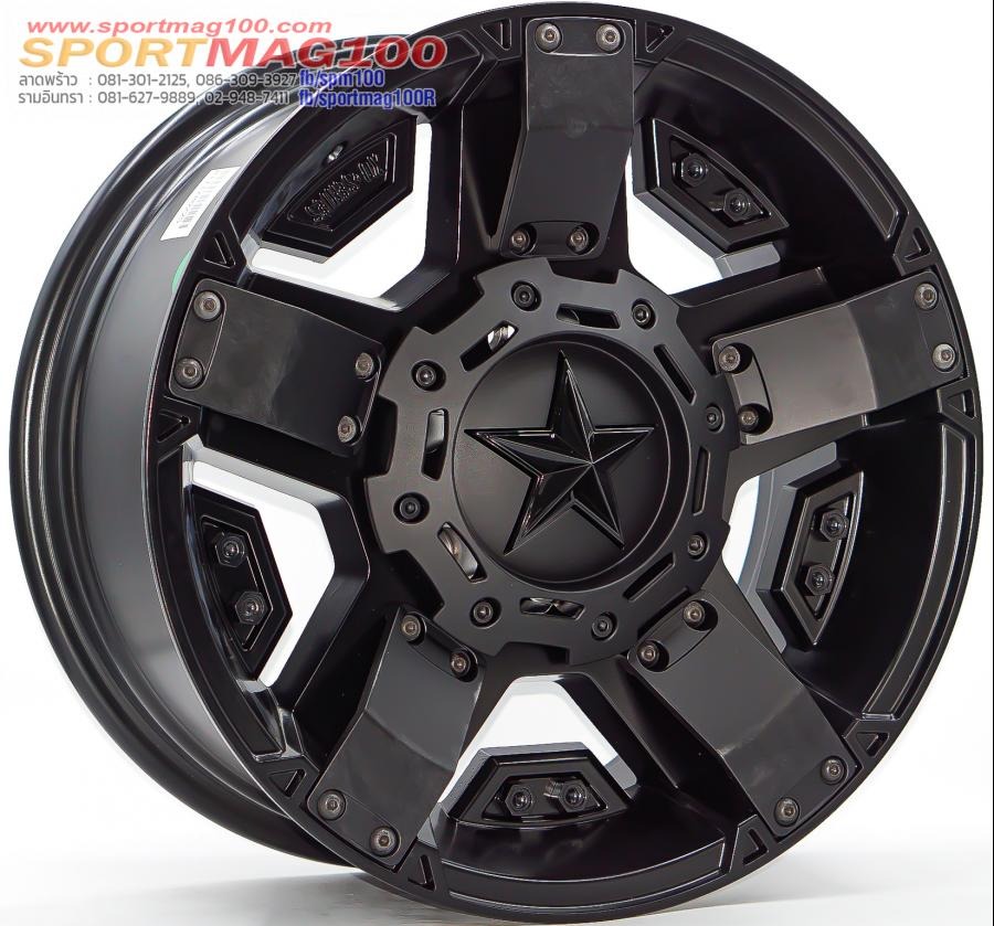 แม็กใหม่กัปตัน USA KMC XD811 6รู139 ET10 ดำด้าน 8-17นิ้ว 