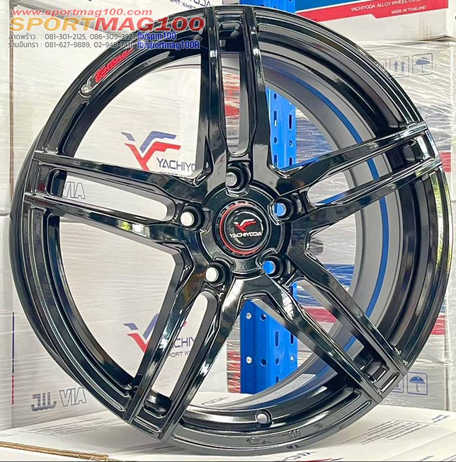 ล้อแม็ก Yachiyoda SX4 5รู114 ET35 สีดำ กว้าง7.5 ขอบ17นิ้ว 