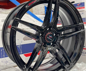 ล้อแม็ก Yachiyoda SX4 5รู100 ET35 สีดำ กว้าง7.5 ขอบ17นิ้ว 