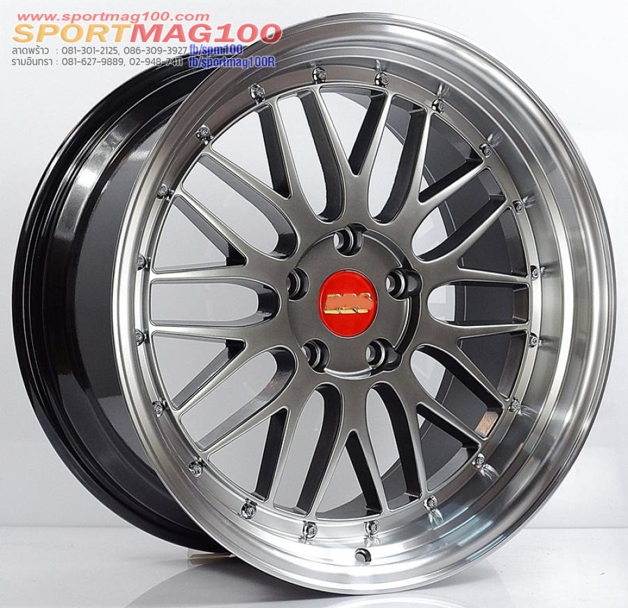 ล้อแม็ก BBS LMR ขอบ 19 กว้าง F8.5 R9.5นิ้ว 5รู114.3/112 Offset35-35 สีไฮเปอร์แบล็ค 