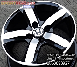 ล้อแม็กมือสอง Honda CIVIC 4รู100 ดำหน้าเงา 5.5-15นิ้ว(ลาดพร้าว)