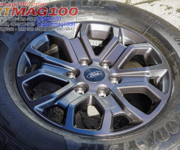 ล้อแม็กใหม่ป้ายแดง Ford NextGenWildTrack 6รู139 กันเมทาลิก+ยางGoodyear 255/65R18 ขายยกชุด 19,900(ลาดพร้าว)