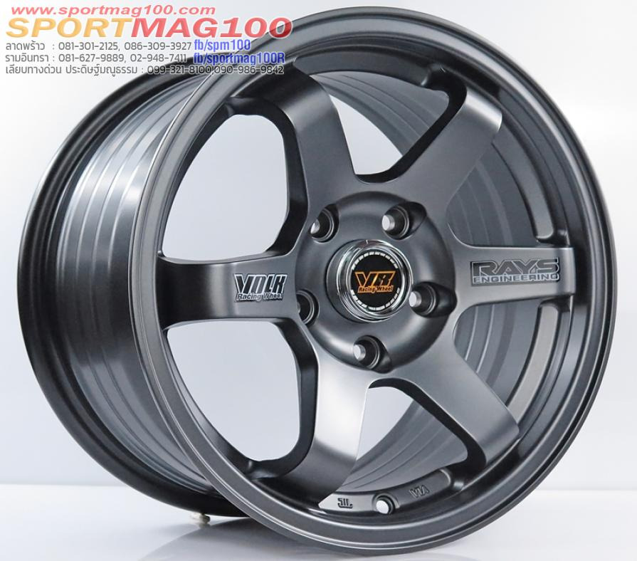 ล้อแม็ก TE37 5รู114 ET30 กันด้าน กว้าง7 ขอบ15นิ้ว 