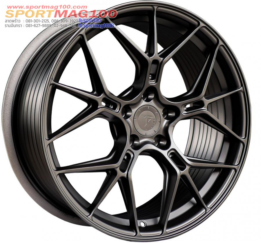 ล้อแม็ก Flotec F125 5รู112/114 ET42 ดำด้าน กว้าง8.5 ขอบ19นิ้ว 