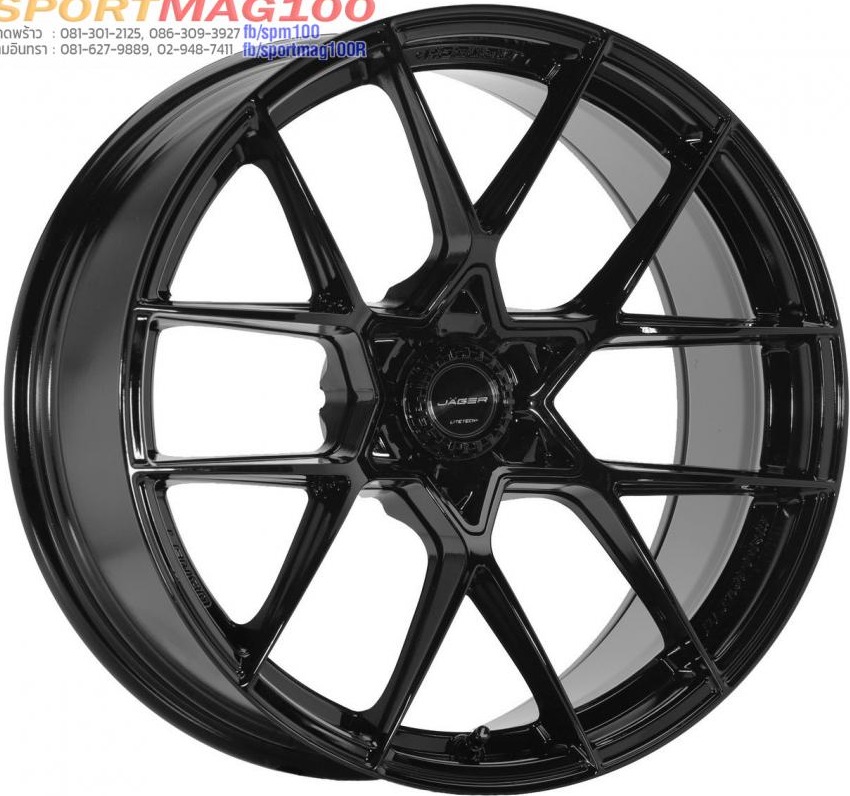 ล้อแม็กใหม่ FlowForming Lenso Jager Astra LITETECH+ ขอบ20นิ้ว 6รู139.7 กว้าง9 Offset15 สีดำแวว