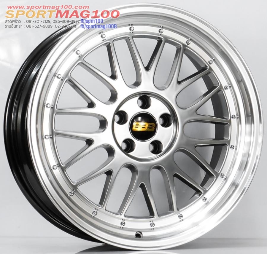 ล้อแม็กใหม่ LM สีไฮเปอร์แบล็ค 5รู100 Offset35 กว้าง 8นิ้ว ขอบ 18นิ้ว 