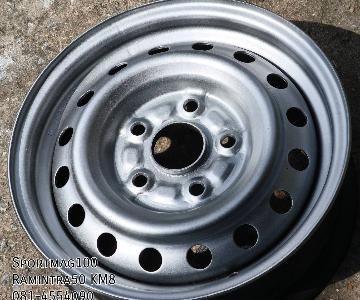 กระทะล้อ Suzuki Carry 5รู114.3 สีเงิน กว้าง5 ขอบ14นิ้ว(รามอินทรา)