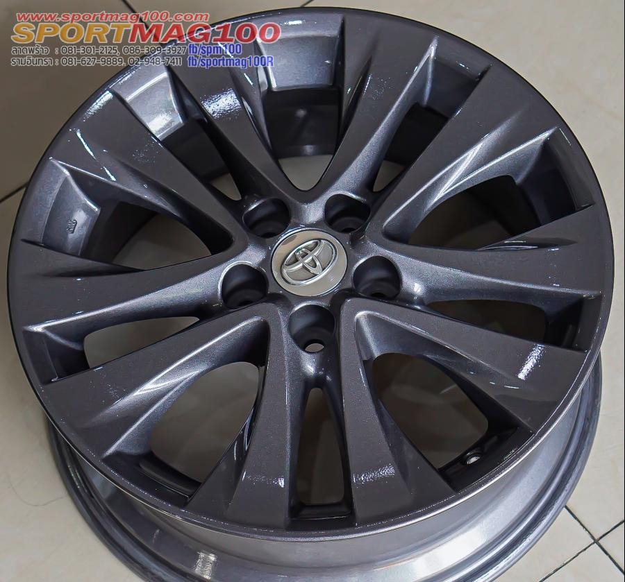 ล้อแม็กมือสองแท้ Toyota Alphard 5รู114 ET45 กันเมทาลิก 7.5-18นิ้ว(รามอินทรา)