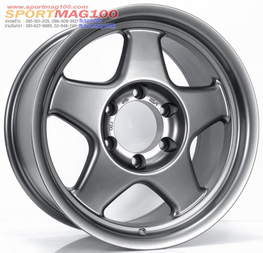 ล้อแม็ก Bradley S323 ขอบ 17 กว้าง 9นิ้ว 6รู139 Offset20 สีเทาด้าน