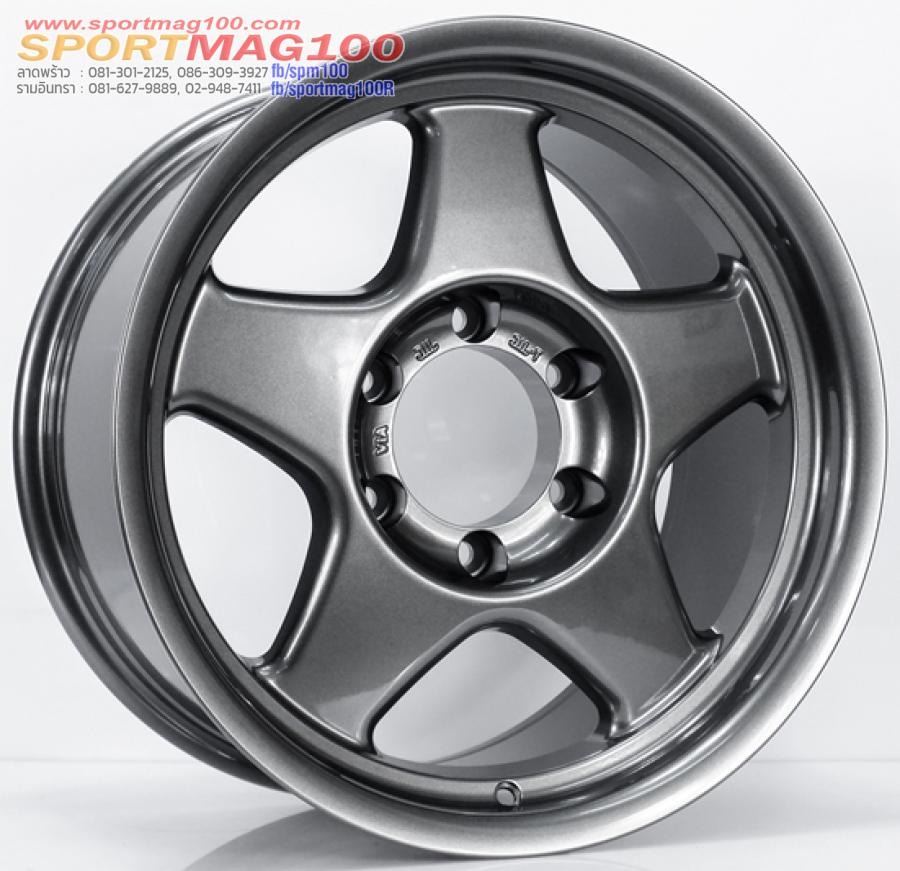 ล้อแม็ก Bradley S323 ขอบ 17 กว้าง 9นิ้ว 6รู139 Offset20 สีกันเมทาลิก