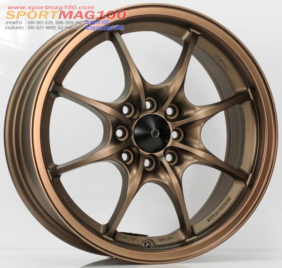ล้อแม็ก MF8 Mugen AOW19 FlowForming ขอบ 16 กว้าง 7นิ้ว 4รู100/114 Offset35 สีทองแดง