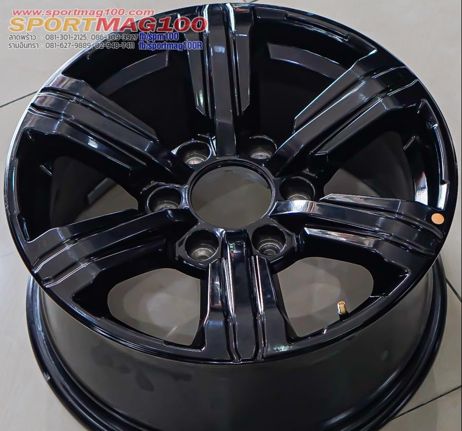 ล้อป้ายแดง Tank300 ขอบ17นิ้ว กว้าง8นิ้ว ET36 6รู139.7 สีดำ (รามอินทรา)(มี1วง)