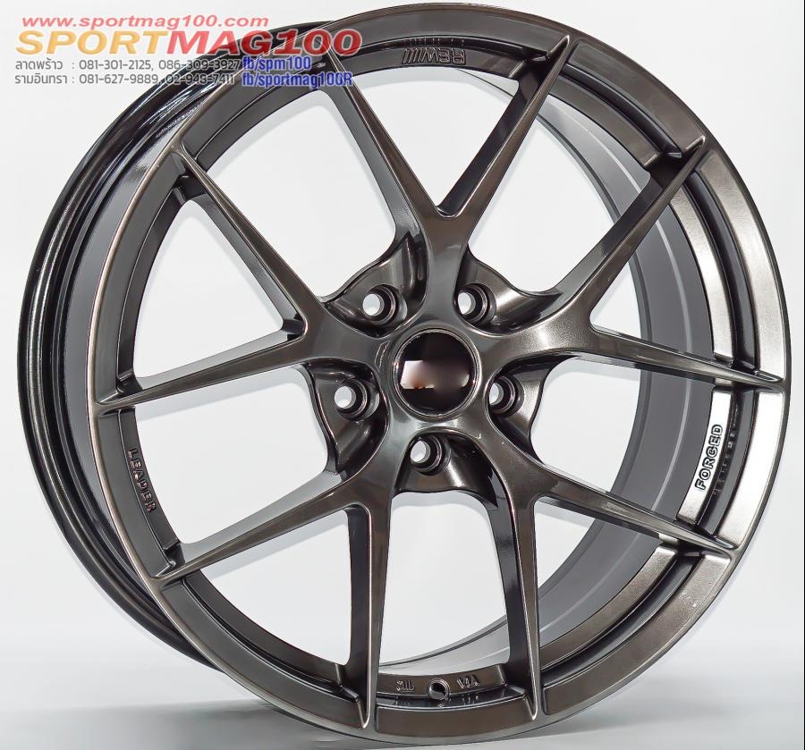 ล้อแม็กใหม่ FIR ขอบ 18นิ้ว กว้าง 8นิ้ว 5รู114/112 Offset35 สีไฮเปอร์แบล็ค 