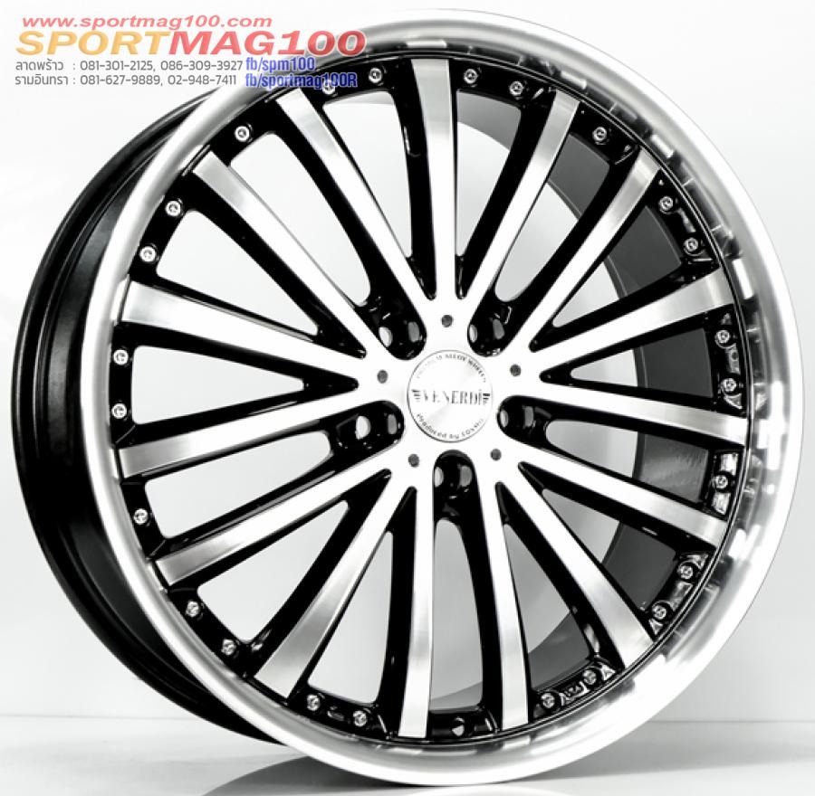 ล้อแม็ก Venerdi Benerre ขอบ 20 กว้าง 8.5นิ้ว 5รู114.3 Offset42 สีดำหน้าเงาขอบเงา
