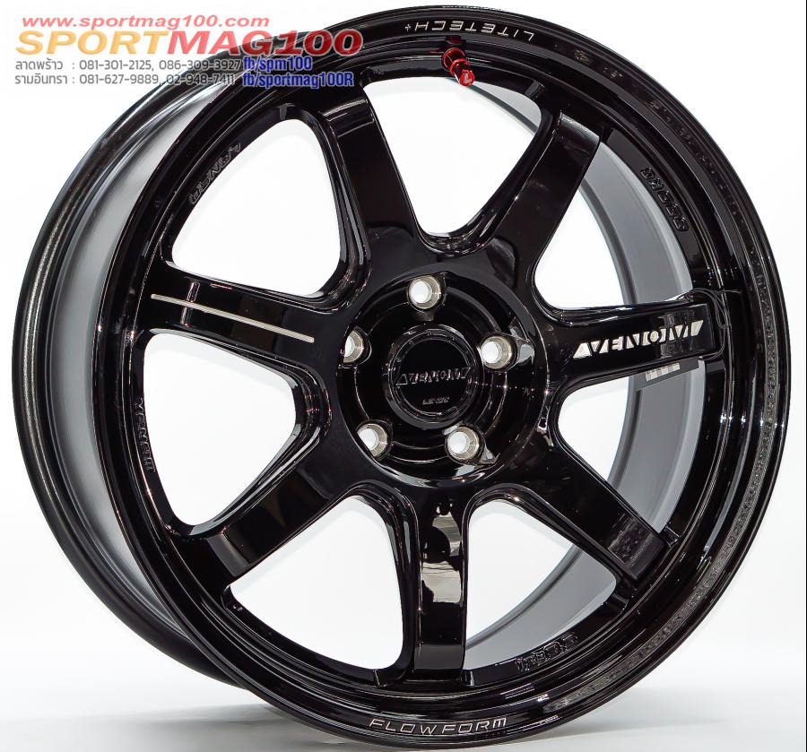 ล้อแม็ก FlowForming Lenso VT7 LITETECH+ ขอบ 18นิ้ว กว้าง8.5นิ้ว 5รู114 ET35 สีดำเงา 