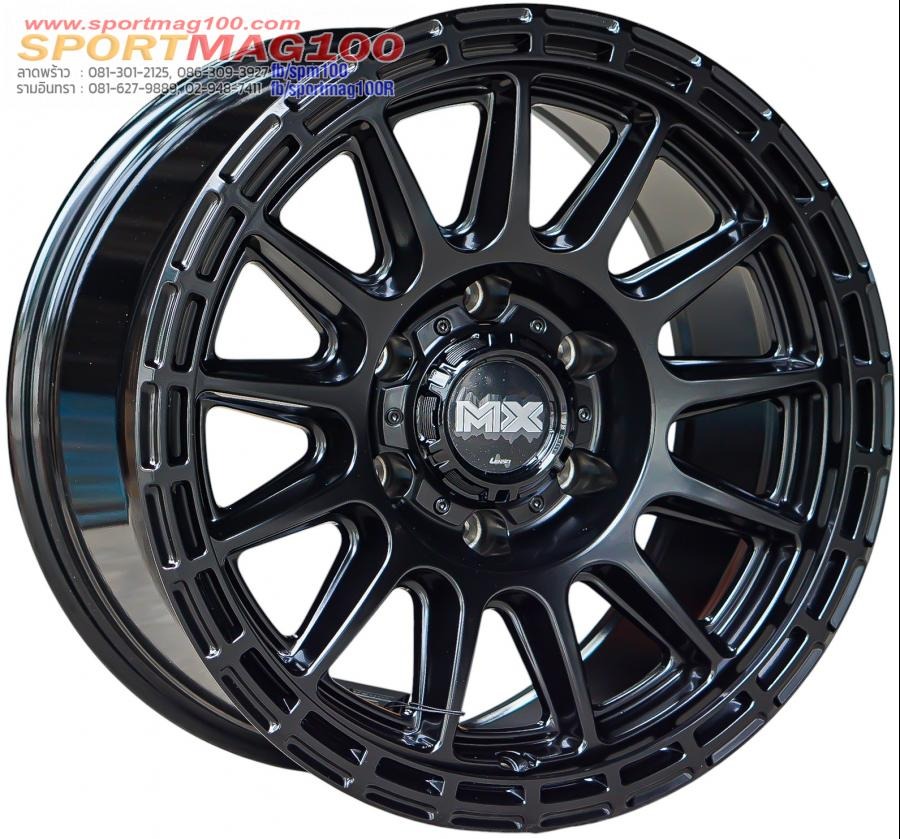 ล้อแม็กใหม่ Lenso MX Dinero ขอบ 17นิ้ว กว้าง 9นิ้ว 6รู139.7 ET12 ดำด้าน 