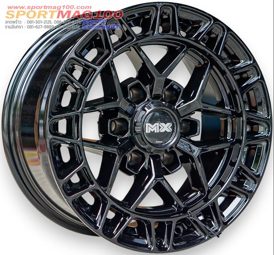 ล้อแม็กใหม่ Lenso MX Cartel ขอบ 17นิ้ว กว้าง 9นิ้ว 6รู139.7 ET12 ดำเงา