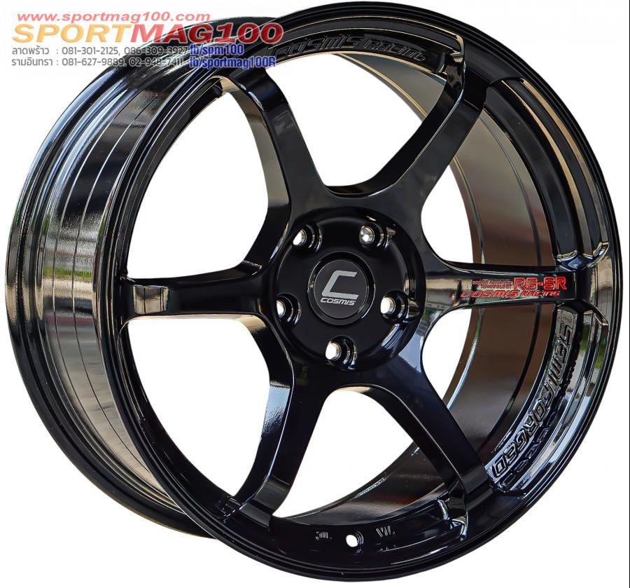 ล้อแม็กใหม่ Cosmis RG-SR ขอบ18นิ้ว กว้าง9นิ้ว 5รู114.3 สีดำเงา ET35