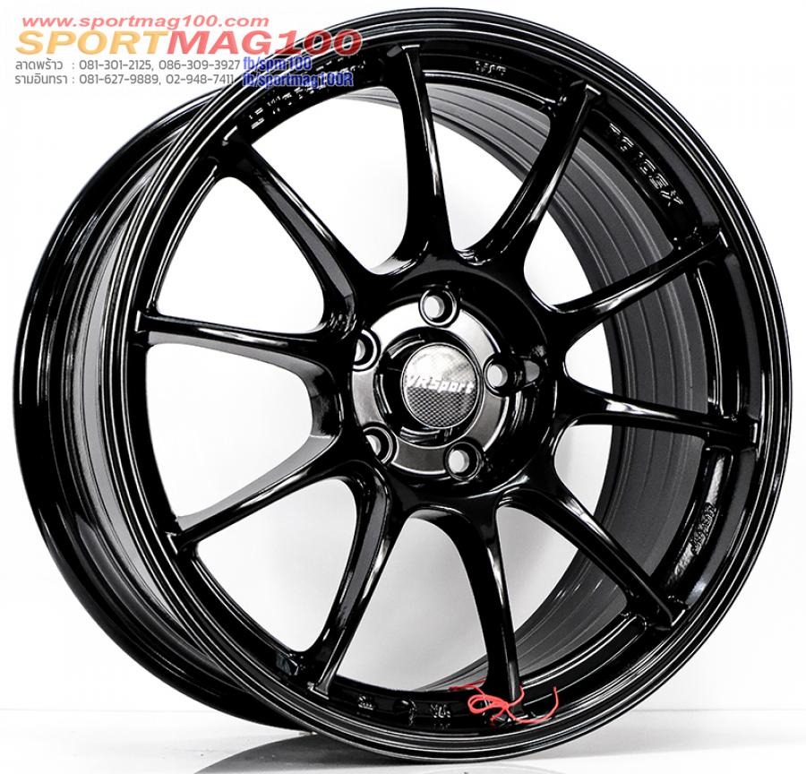 ล้อแม็ก MGW TC105X FlowForming ขอบ 18 กว้าง 8.5นิ้ว 5รู114.3/112 Offset38 สีดำเงา