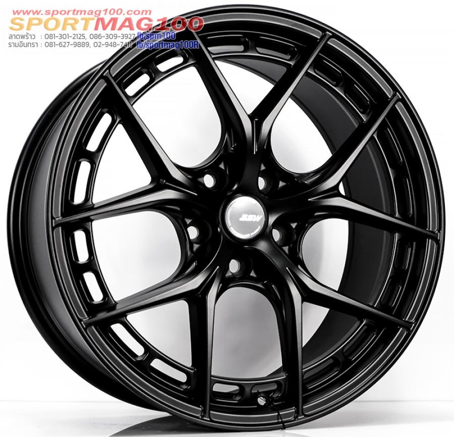 ล้อแม็ก SSW S436 ขอบ 18 กว้าง 8.5นิ้ว 5รู112/114.3 Offset38 สีดำด้าน