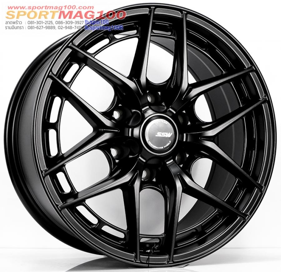 ล้อแม็ก SSW S437 ขอบ 17 กว้าง 8นิ้ว 6รู139 Offset25 สีดำด้าน