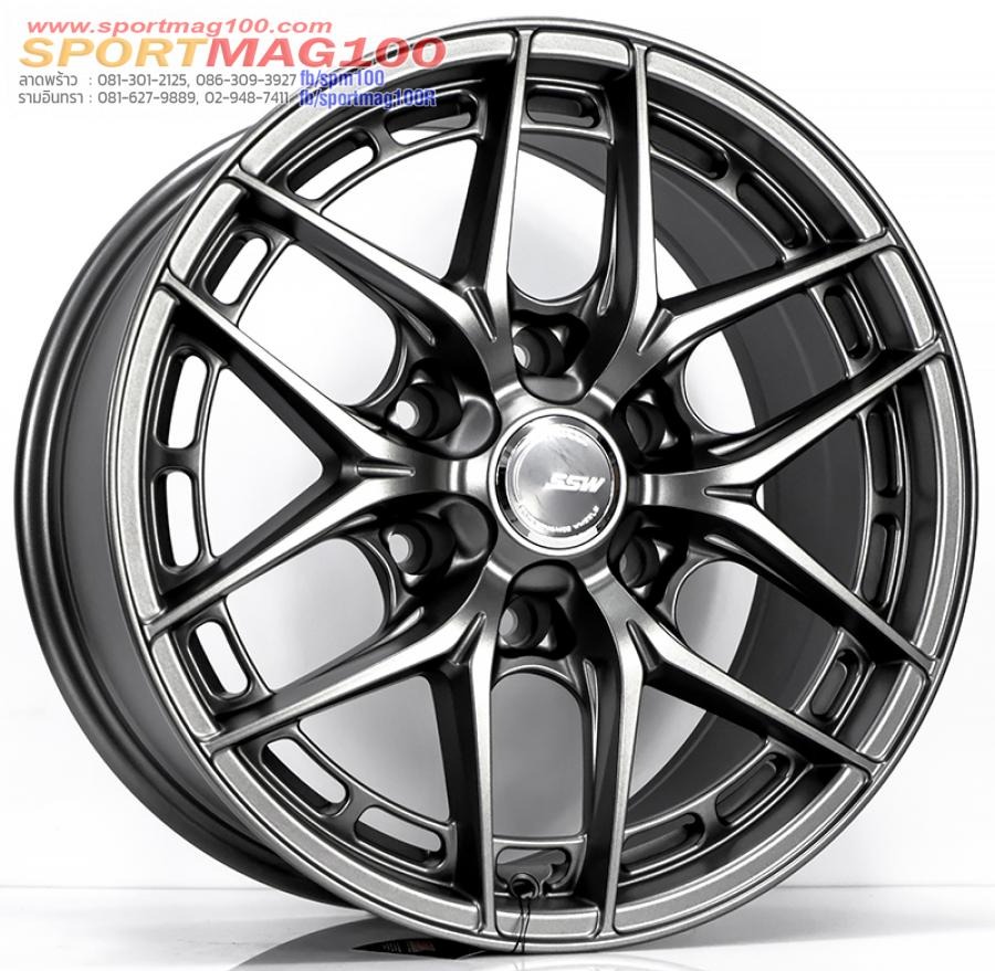 ล้อแม็ก SSW S437 ขอบ 17 กว้าง 8นิ้ว 6รู139 Offset25 สีเทา
