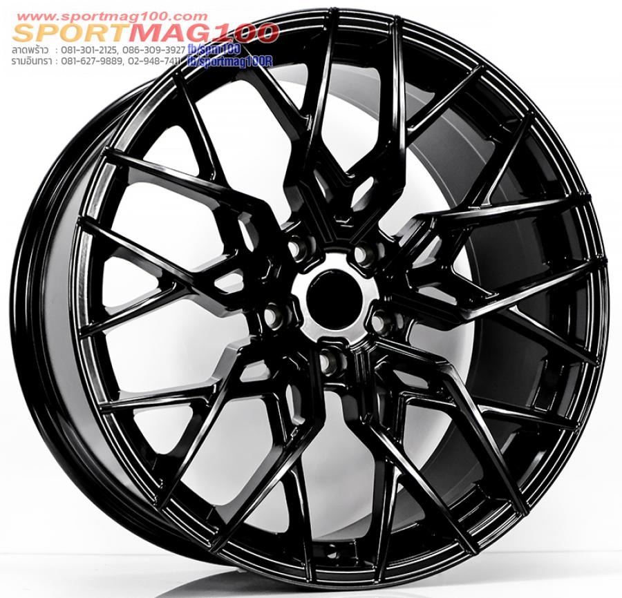 ล้อแม็ก MGW MF1296 ขอบ 20 กว้าง F8.5 R9.5นิ้ว 5รู114.3/112 Offset35-40 สีดำเงา