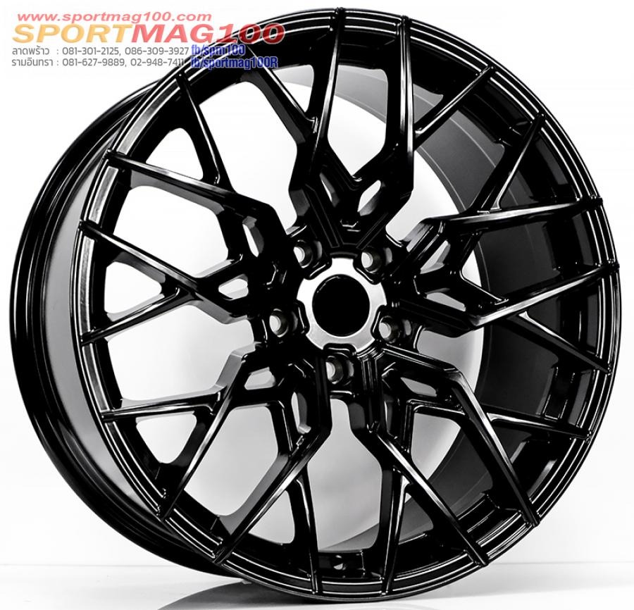 ล้อแม็ก MGW MF1296 ขอบ 20 กว้าง F8.5 R9.5นิ้ว 5รู112/114.3 Offset35-40 สีดำเงา