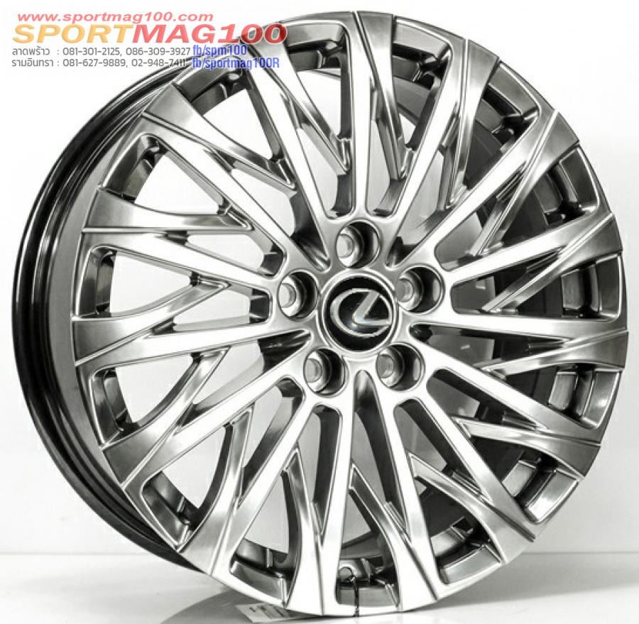 ล้อแม็ก Toyota Lexus ขอบ 19 กว้าง 8.5นิ้ว 5รู114.3 Offset35 สีไฮเปอร์แบล็ค