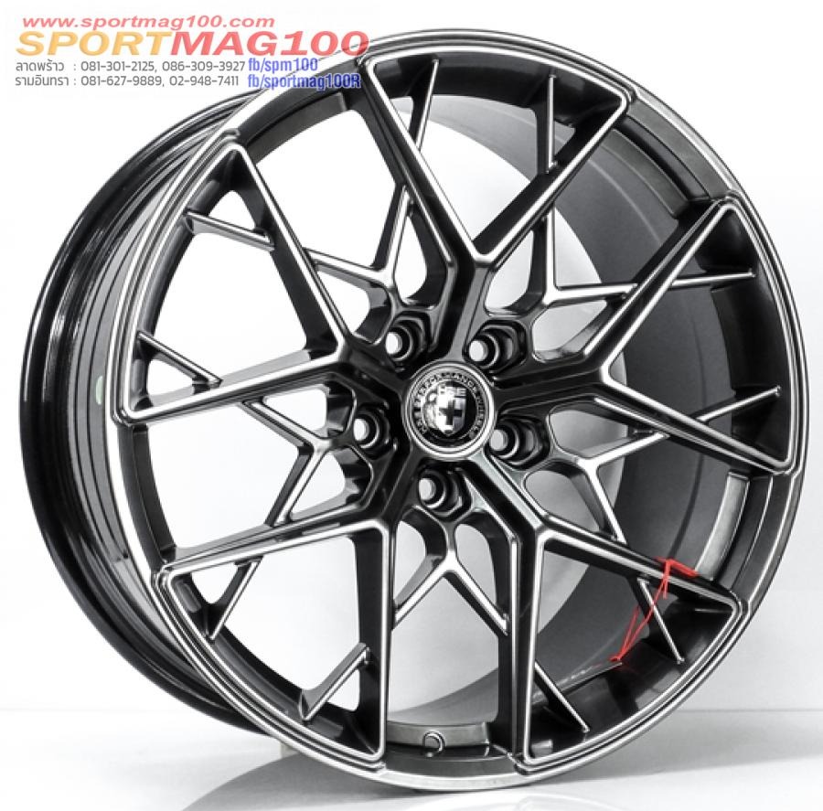 ล้อแม็ก MGW HRE Flowforming ขอบ 20 กว้าง F8.5 R9.5นิ้ว 5รู112/114.3 Offset35-38 สีไฮเปอร์แบล็ค