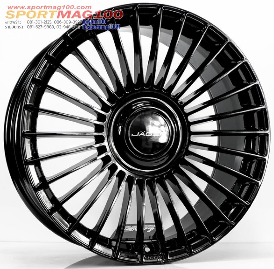 ล้อแม็ก Lenso Jager Crown Litetech+ Flowforming ขอบ 20 กว้าง 9นิ้ว 5รู120/114.3 Offset35 สีดำเงา